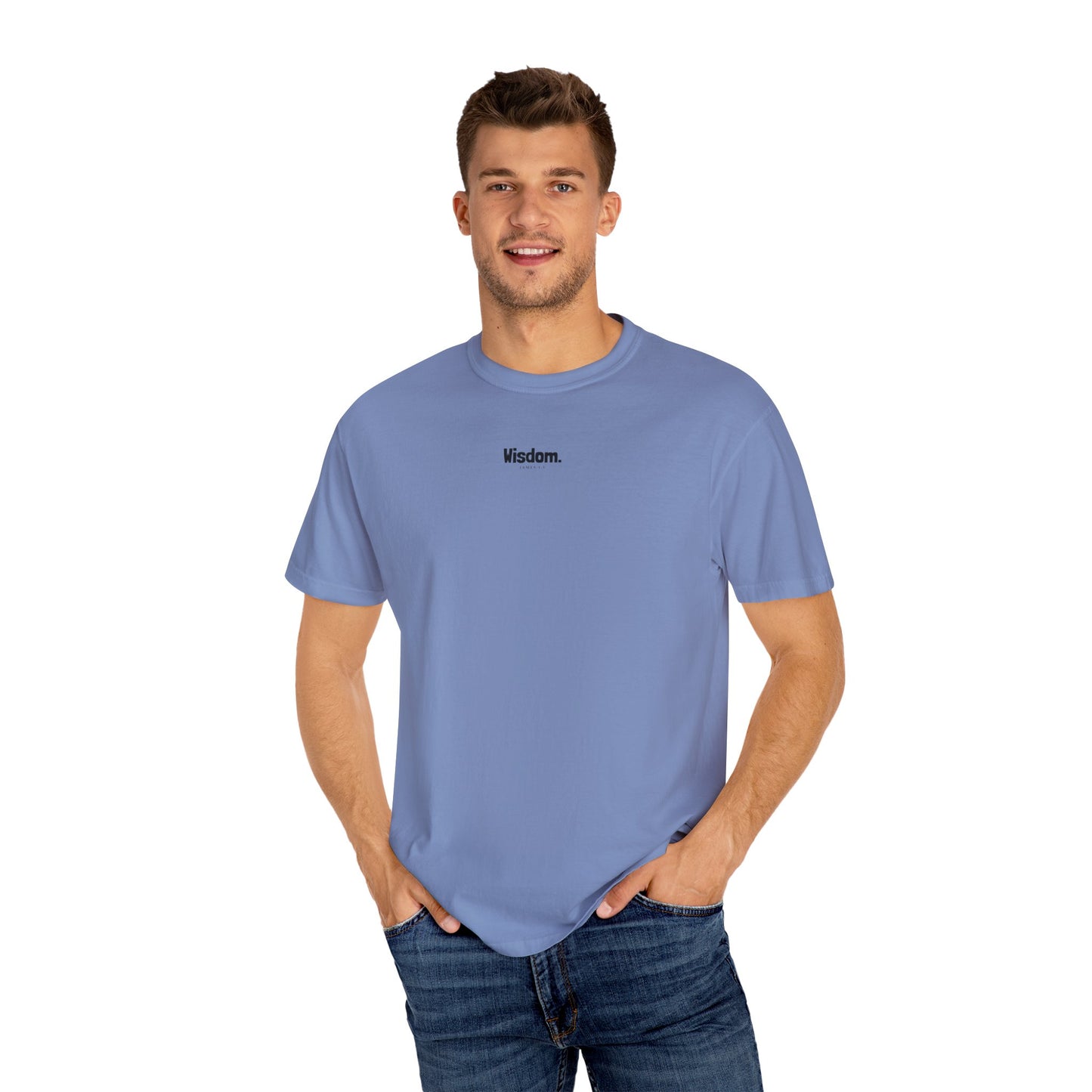 WISDOM Unisex Garment-Dyed T-shirt